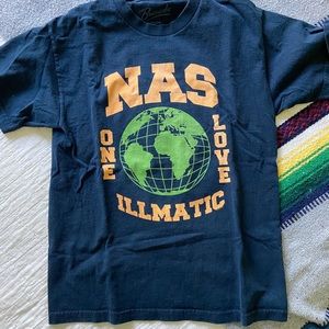 nas one love t shirt